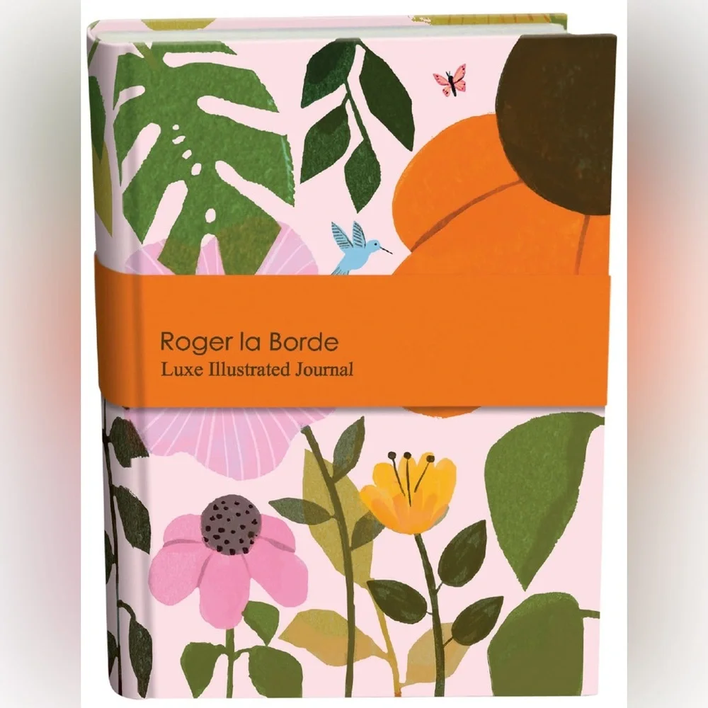 Illustrated Journal - gorgeous floral illustrations – 272 Pages, Amazing Gift!